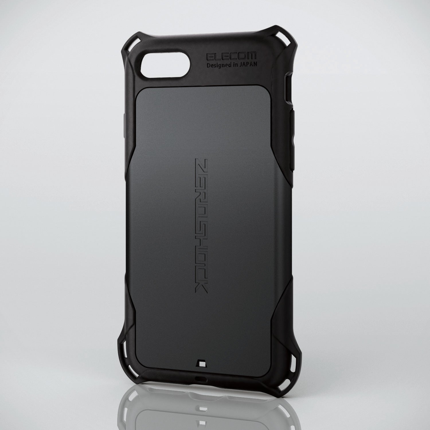 iPhone SE 第3世代 ハイブリッドケース ZEROSHOCK ブラック