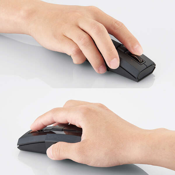 Bluetooth5.0マウス CAPCLIP PRO(M-CCP1BBBK)