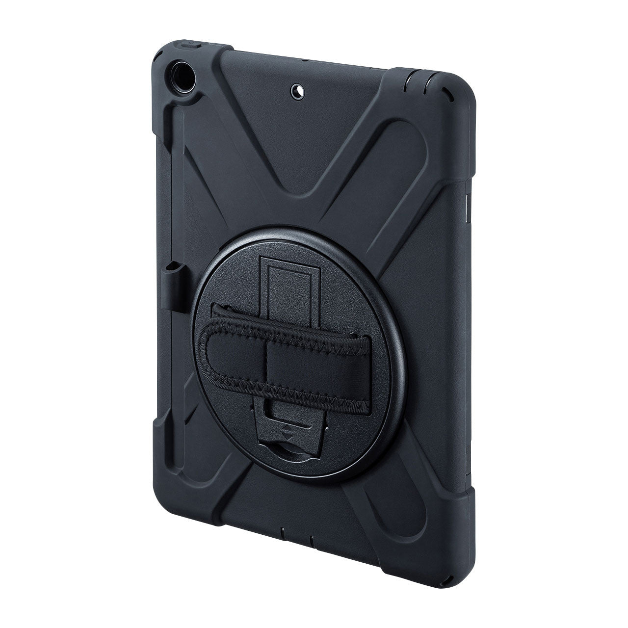 前面保護フィルター付耐衝撃ケース　PDA-IPAD1620BK