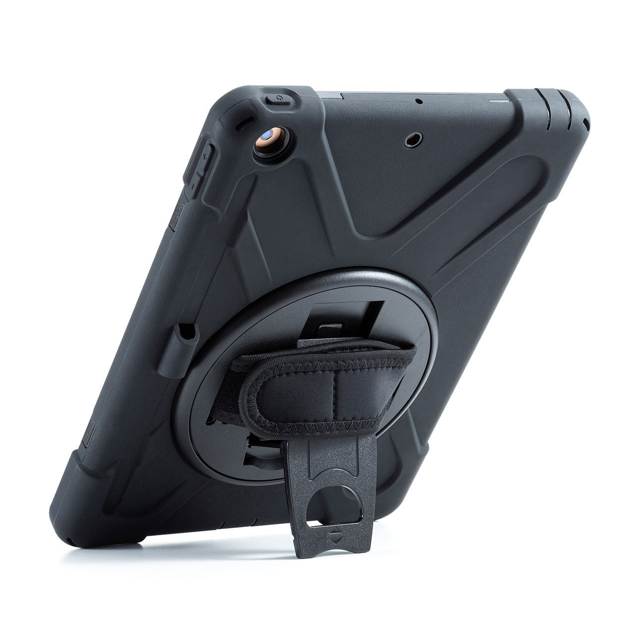 前面保護フィルター付耐衝撃ケース　PDA-IPAD1620BK