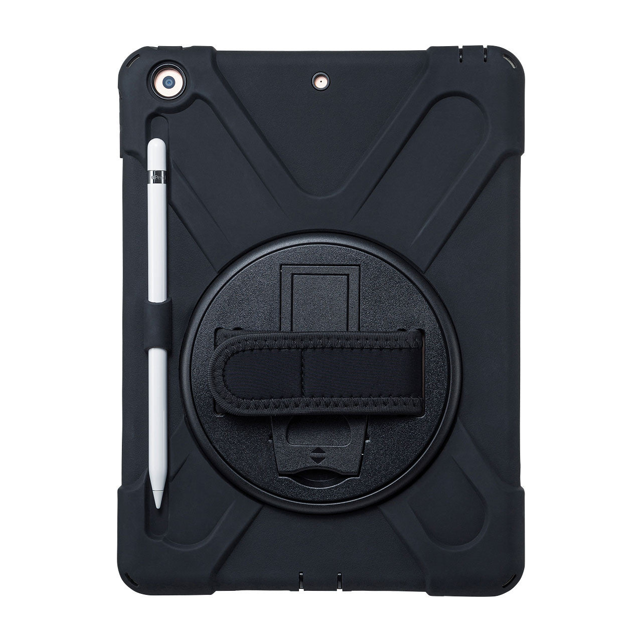 前面保護フィルター付耐衝撃ケース　PDA-IPAD1620BK